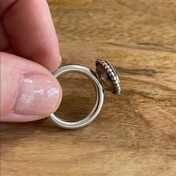 Pandora Light Green, Silver Ring - Picture 2 of 4